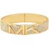 MICHAEL KORS Metallic Muse Cuff Bracelet Gold Plated with Cubic Zirconia MKJ8065710 - 0