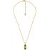 MICHAEL KORS MK Statement Link Necklace Gold Plated with Malachite Acetate and Cubic Zirconia MKJ8274MC710 - 1