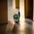 MAURICE LACROIX Aikon Automatic Clous De Paris Motif Green Dial 42mm Silver Stainless Steel Bracelet AI6008-SS002-630-1-5