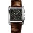 BAUME & MERCIER Hampton Chronograph 33 x 34mm Silver Stainless Steel Brown Leather Strap MOA08608 - 0