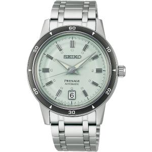 SEIKO Presage Style 60's Automatic Water Green Dial 39.5mm Silver Stainless Steel Bracelet SRPL71J1 - 60391