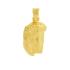 PENDANT Christ Double Sided K14 Yellow Gold MX0066 - 1