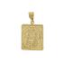 PENDANT Christ Double Sided BabyJewels K9 Yellow and White Gold N003.1YW.K9 - 2