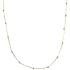 NECKLACE SENZIO Collection 14K Yellow, White and Rose Gold N0046 - 0