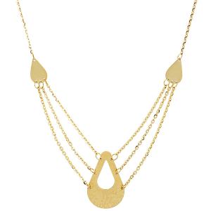 ΚΟΛΙΕ SENZIO Collection Κ14 Κίτρινο Χρυσό N0049 - 35833