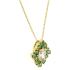 NECKLACE SENZIO Collection Yellow Gold 14K with Zircon Stones N0054 - 1