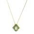 NECKLACE SENZIO Collection Yellow Gold 14K with Zircon Stones N0054 - 0