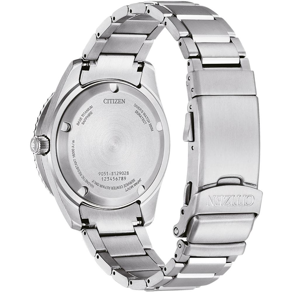 CITIZEN Promaster Fujitsubo Mechanical Diver Blue Dial 41mm Silver Super Titanium Bracelet NB6021-68L