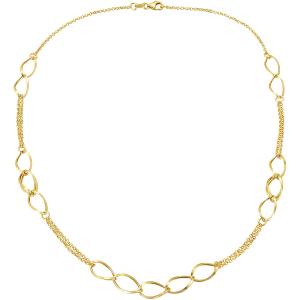 NECKLACE SENZIO Collection 14K Yellow Gold NE022 - 37156