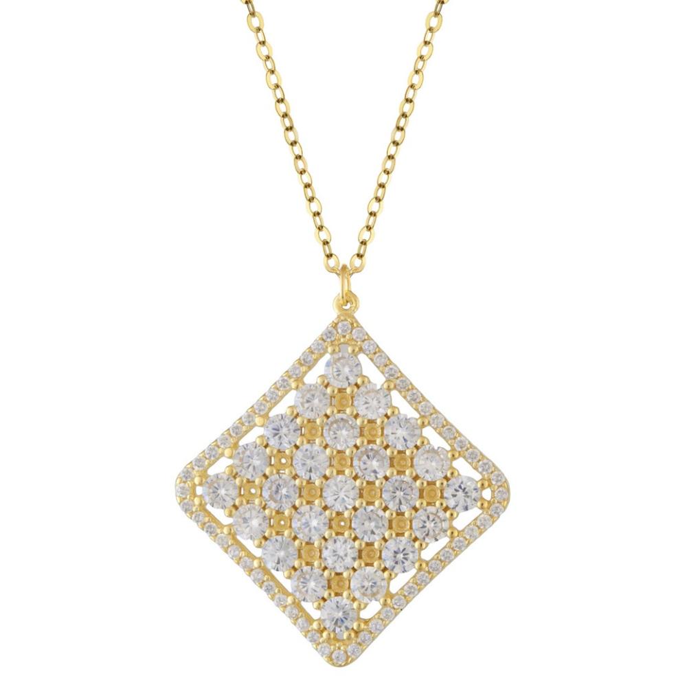 NECKLACE BabyJewels Yellow Gold K9 with Zircon Stones NE2090Y.K9