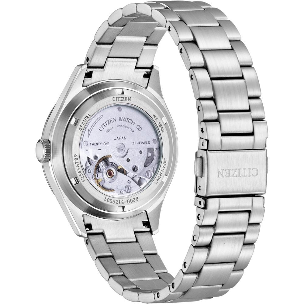 CITIZEN Crystal Seven Automatic 40.2mm Silver Stainless Steel Bracelet NH8391-51E