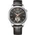 CITIZEN Elegance Automatic 40mm Silver Stainless Steel Black Leather Strap NH9131-14E - 0