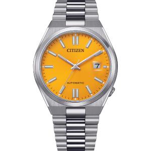 CITIZEN Tsuyosa Collection Automatic Yellow Dial 40mm Silver Stainless Steel Bracelet NJ0150-81Z - 32310