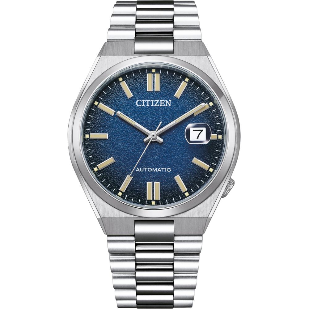 CITIZEN Tsuyosa Collection Automatic Blue Dial 40mm Silver Stainless Steel Bracelet NJ0151-88L