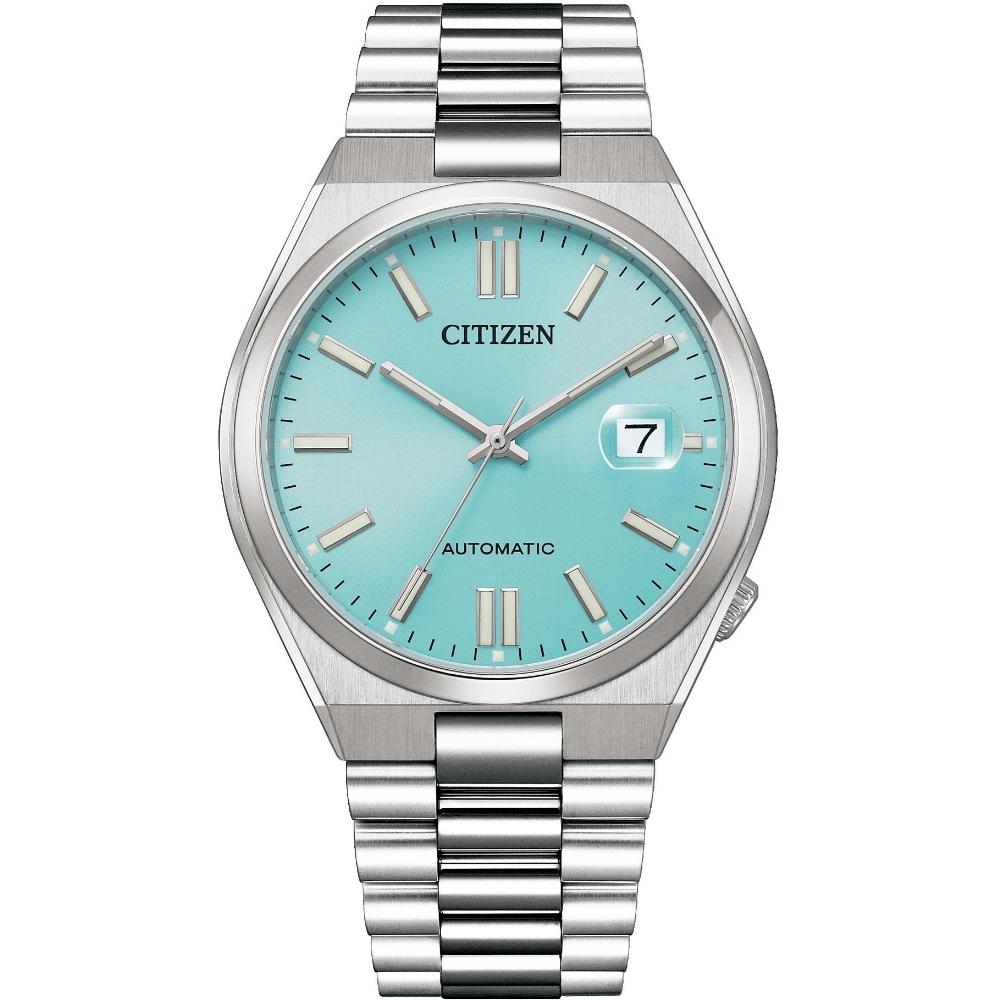 CITIZEN Tsuyosa Collection Automatic Light Blue Dial 40mm Silver Stainless Steel Bracelet NJ0151-88M