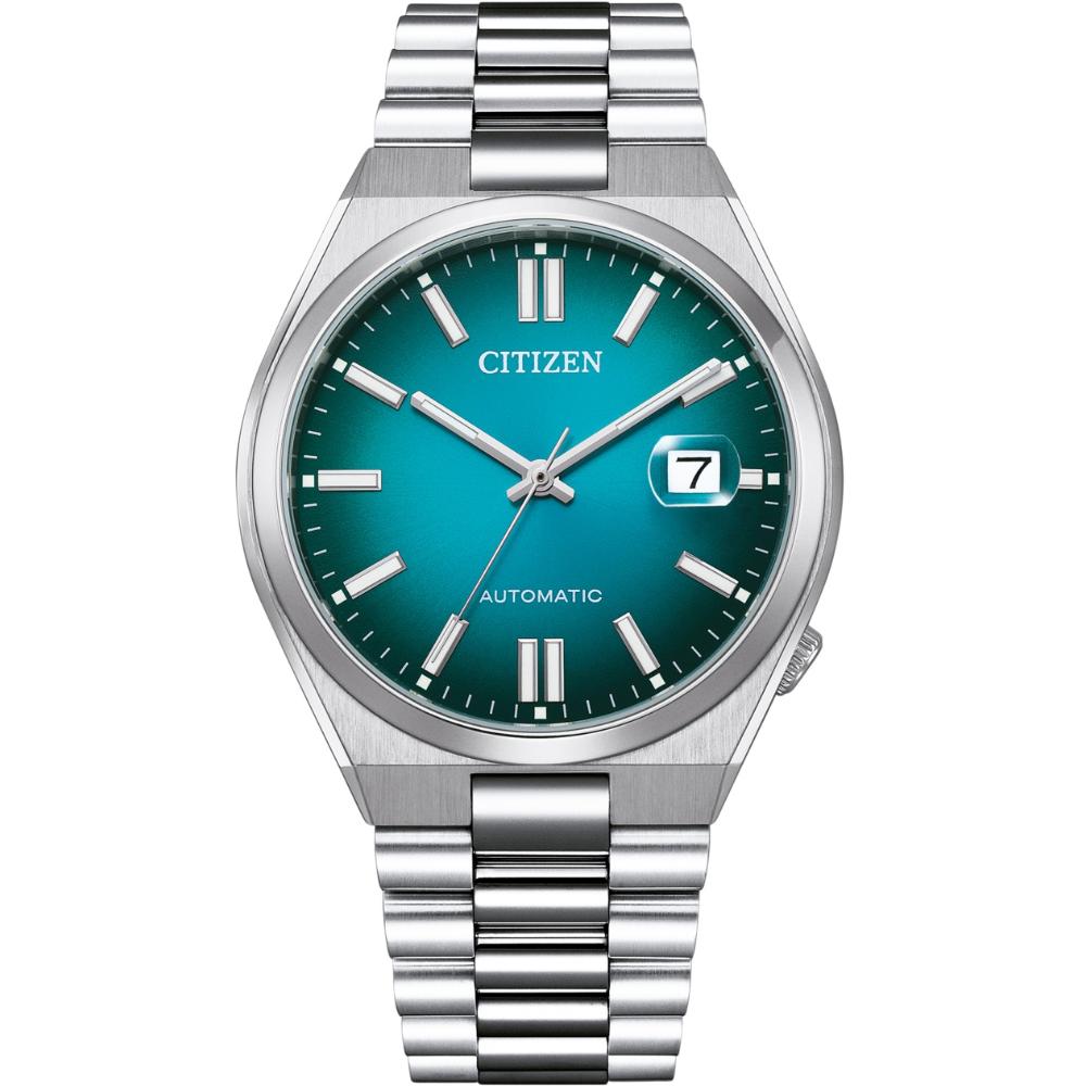 CITIZEN Tsuyosa Collection Automatic Green Dial 40mm Silver Stainless Steel Bracelet NJ0151-88X