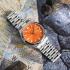 CITIZEN Tsuyosa Collection Automatic Orange Dial 40mm Silver Stainless Steel Bracelet NJ0151-88Z-6