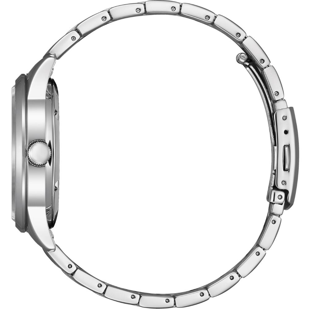 CITIZEN Classic Day Date Automatic Green Dial 40mm Silver Stainless Steel Bracelet NY4058-79XE
