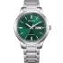 CITIZEN Classic Day Date Automatic Green Dial 40mm Silver Stainless Steel Bracelet NY4058-79XE - 0