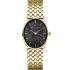 ROSEFIELD The Oval Black Dial 24 x 29mm Gold Stainless Steel Bracelet OBGSG-OV14 - 0