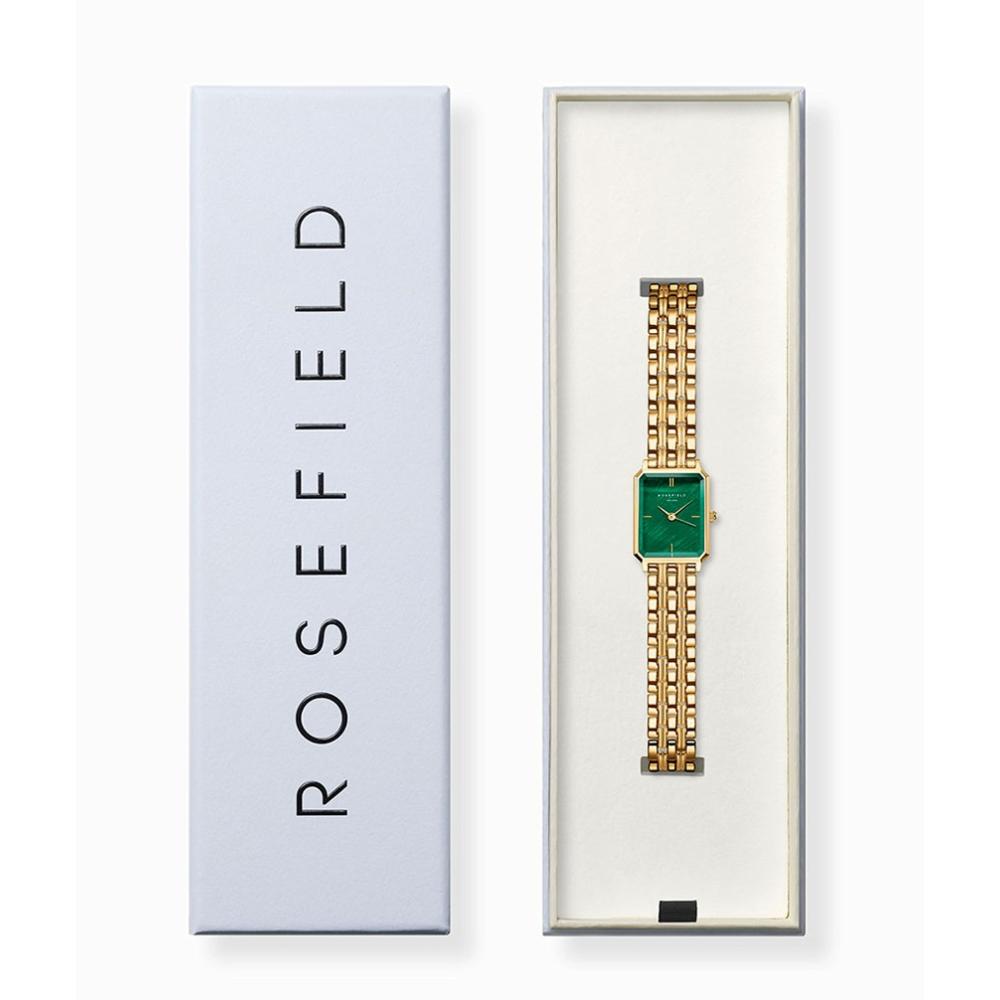 ROSEFIELD The Octagon XS Emerald Dial 19.5 x 24mm Gold Stainless Steel Bracelet OEGSG-O79 - 7
