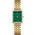 ROSEFIELD The Octagon XS Emerald Dial 19.5 x 24mm Gold Stainless Steel Bracelet OEGSG-O79 - 0