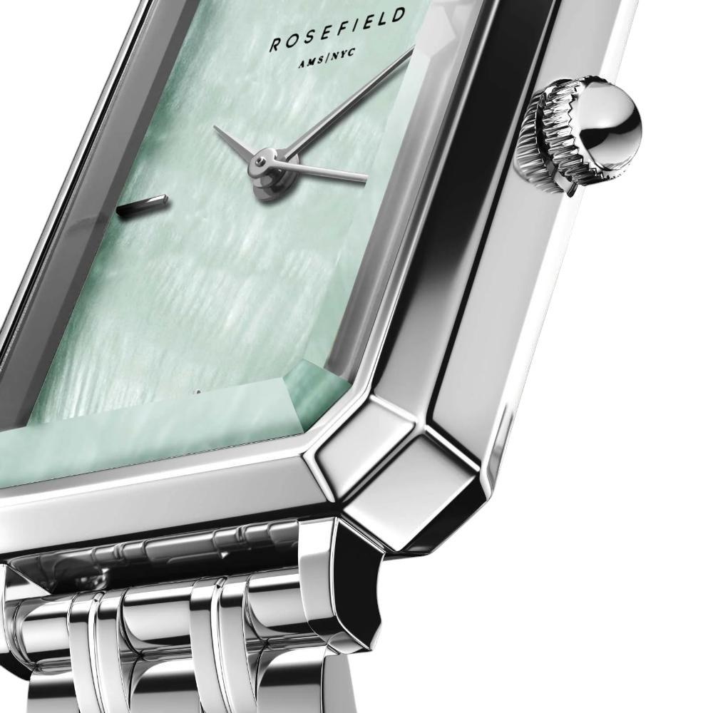 ROSEFIELD The Octagon XS 24mm Silver Stainless Steel Bracelet OGGSS-O72