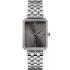 ROSEFIELD The Octagon Grey Sunray 23x29mm Silver Stainless Steel Bracelet OGSSS-O80 - 0