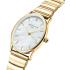 ROSEFIELD Oval Mother of Pearl Dial 24 x 29mm Gold Stainless Steel Bracelet OVWGSG-OV16 - 1