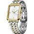 ROSEFIELD The Octagon XS White Sunray 19.5x24mm Two Tone Gold Stainless Steel Bracelet OWDSG-O62 - 1