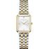 ROSEFIELD The Octagon XS White Sunray 19.5x24mm Two Tone Gold Stainless Steel Bracelet OWDSG-O62 - 0