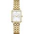 ROSEFIELD The Octagon XS White Sunray 19.5x24mm Gold Stainless Steel Bracelet OWGSG-O60 - 0