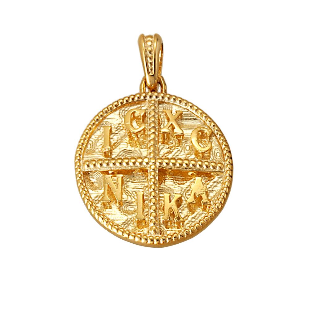 CHRISTIAN CHARMS Hand Made SENZIO Collection K9 Yellow Gold PE329