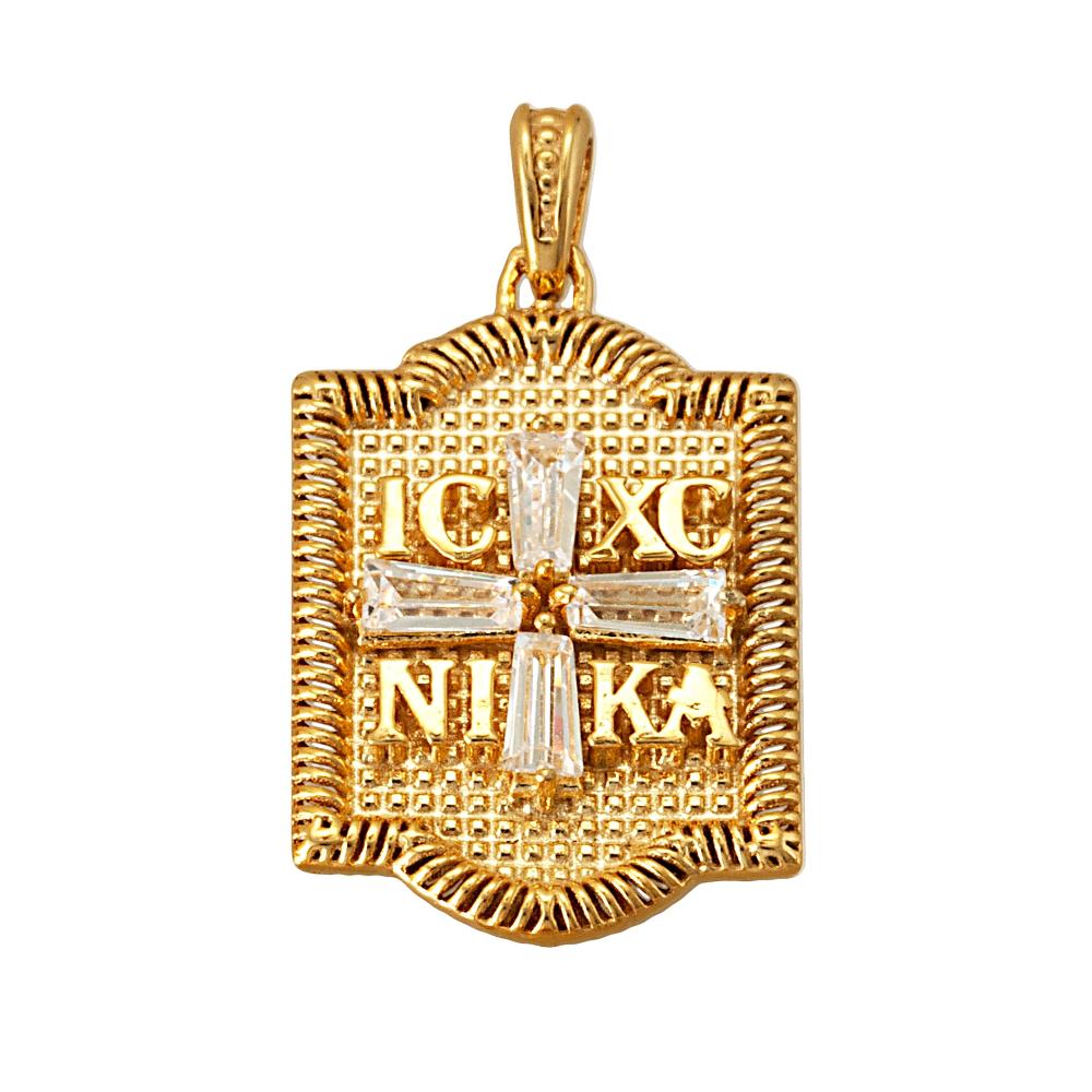 CHRISTIAN CHARMS SENZIO Collection K9 Yellow Gold with Zircon Stones PE383