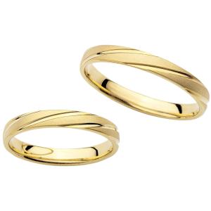 WEDDING RINGS Harmony Line Al'Oro Yellow Gold PM-3046 - 56443