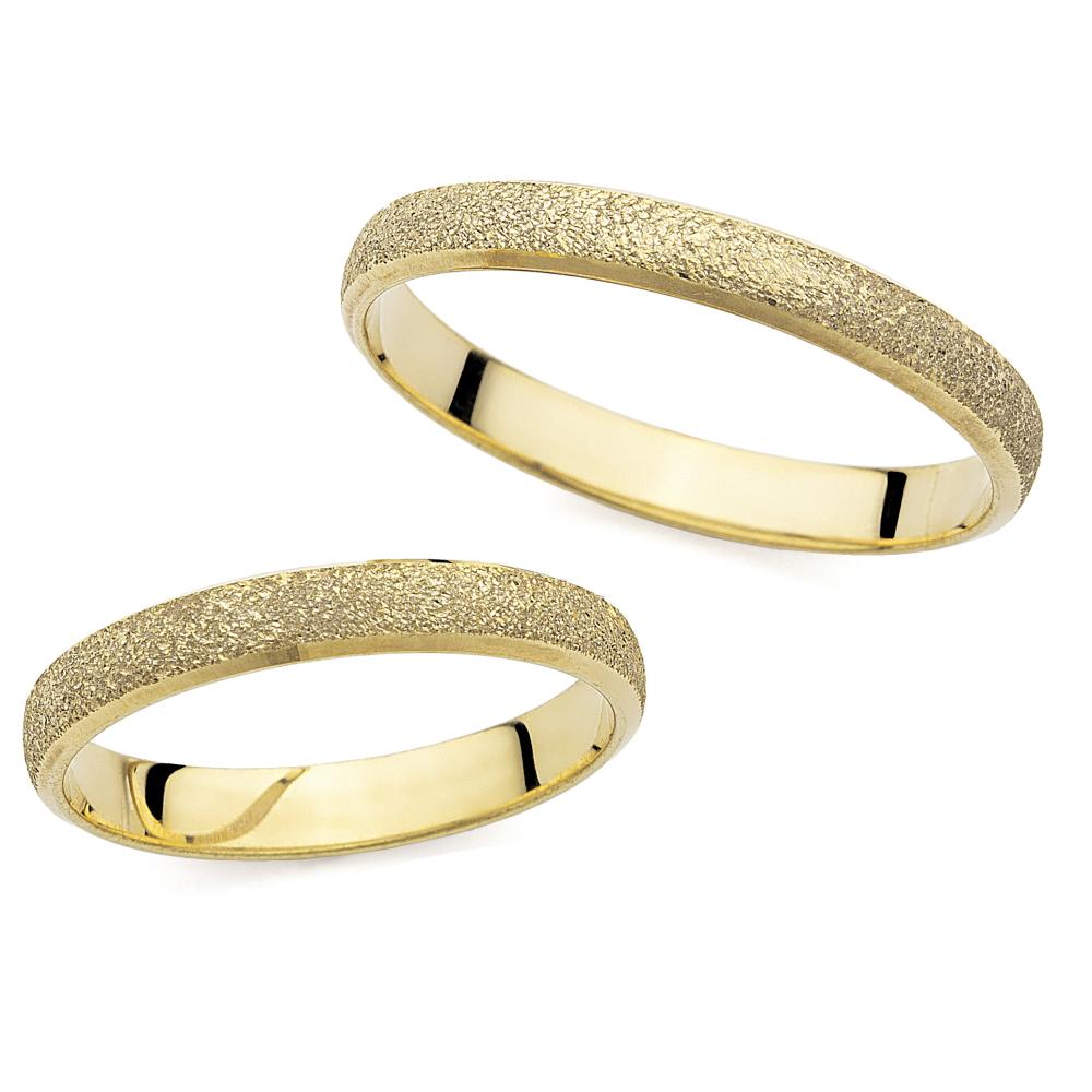 WEDDING RINGS Harmony Line Al'Oro Yellow Gold PM-3054