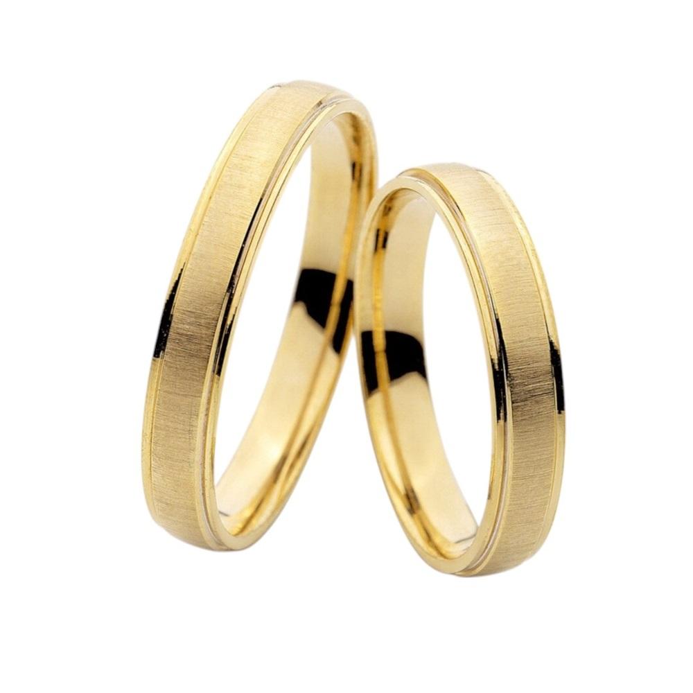 WEDDING RINGS Harmony Line Al'Oro Yellow Gold PM-3061