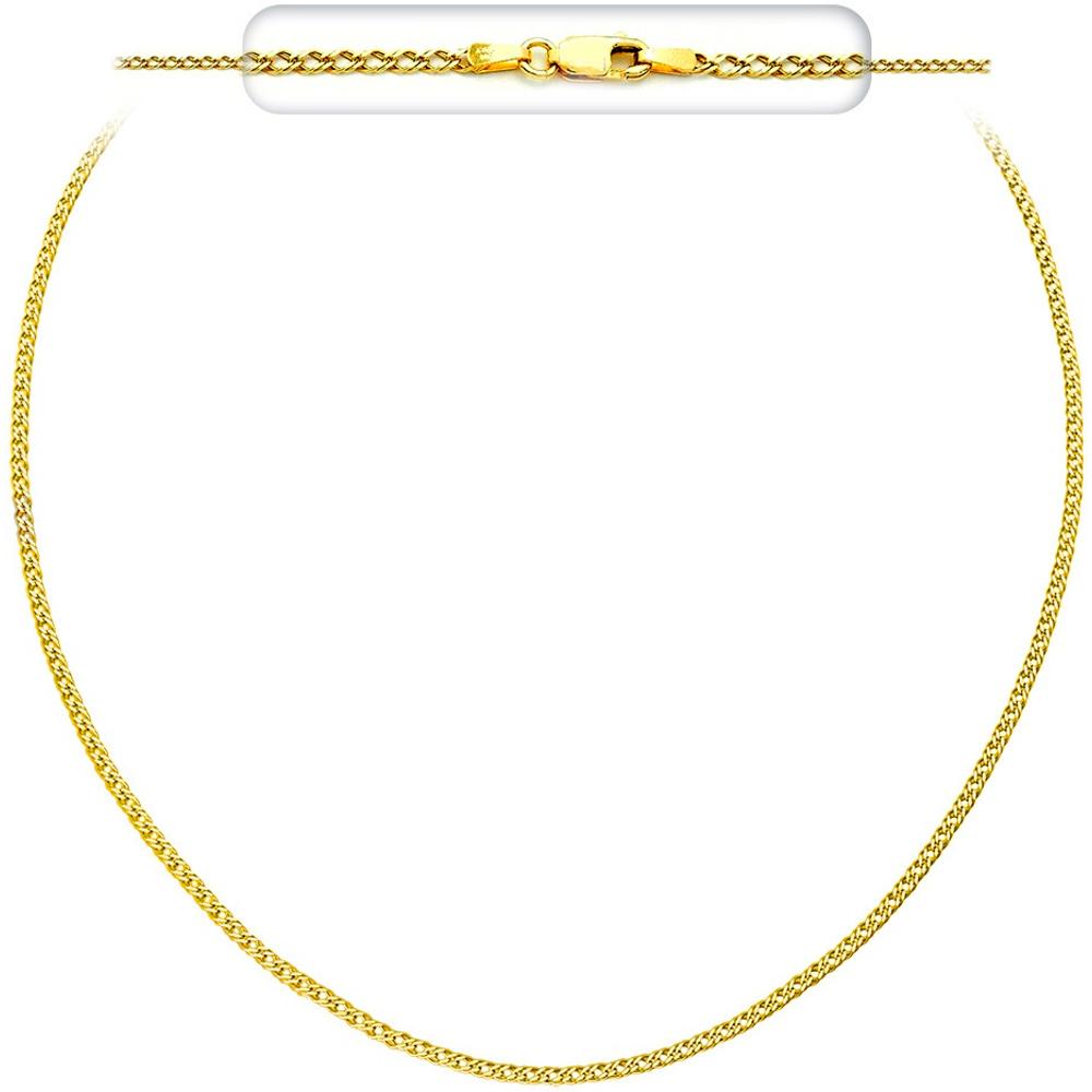 CHAIN Necklace Rhombus #1 55cm K14 Yellow Gold PO-030K.55