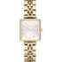 ROSEFIELD The Boxy XS White Dial 22mm Gold Stainless Steel Bracelet QMWSG-Q021 - 0