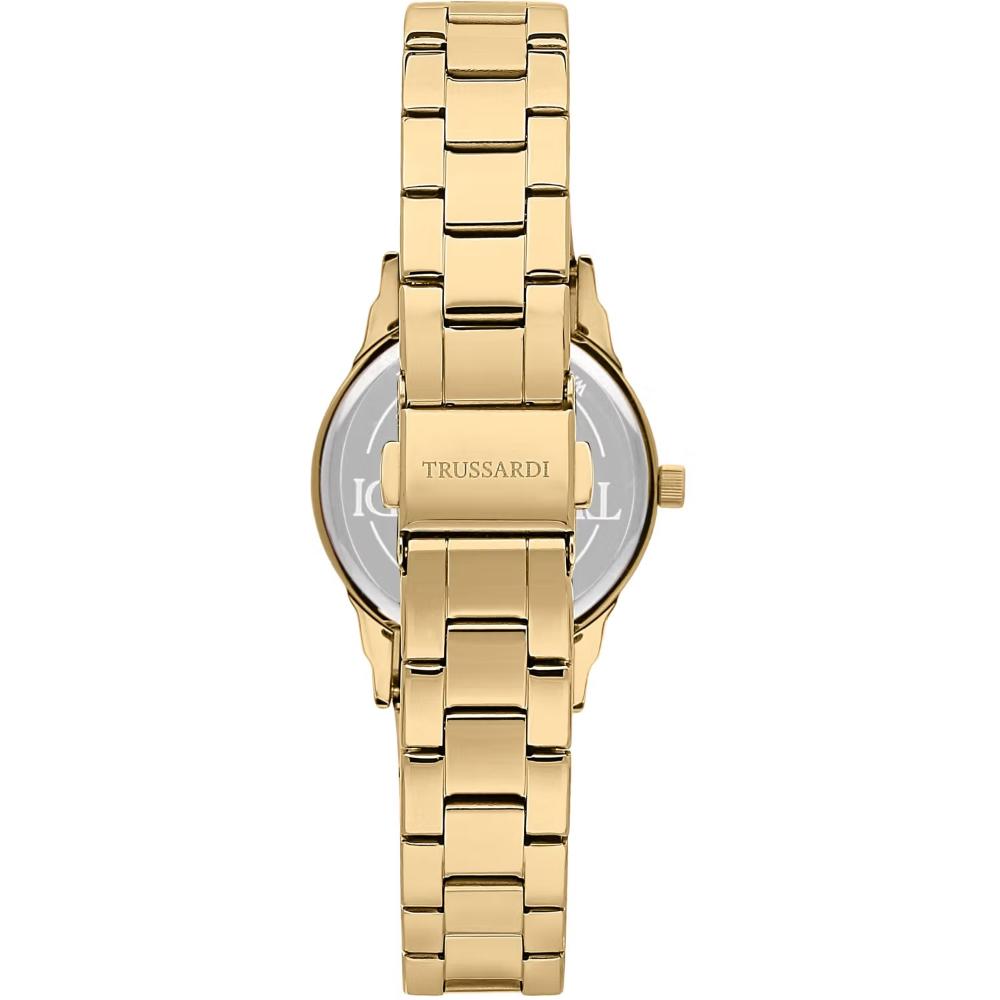 TRUSSARDI T-Bent 32mm Gold Stainless Steel Bracelet R2453144504