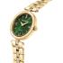 TRUSSARDI T-Shiny Crystals Green Dial 34mm Gold Stainless Steel Bracelet R2453145511 - 1