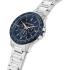 TRUSSARDI T-Hawk Chronograph Blue Dial 44mm Silver Stainless Steel Bracelet R2453153005 - 1