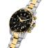 TRUSSARDI City Life Chronograph Black Dial 42mm Two Tone Gold Stainless Steel Bracelet R2453169002 - 1