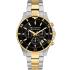 TRUSSARDI City Life Chronograph Black Dial 42mm Two Tone Gold Stainless Steel Bracelet R2453169002 - 0