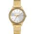 TRUSSARDI City Life Crystals Silver Dial 35mm Gold Stainless Steel Milanese Bracelet R2453170504 - 0