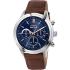 SECTOR 670 Multifunction 45mm Silver Stainless Steel Brown Leather Strap R3251540001 - 0