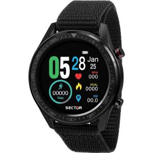 SECTOR S-02 Smartwatch 46mm Black Fabric Strap R3251545002 - 21806