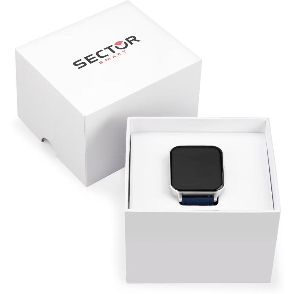 SECTOR S-05 Smartwatch 39*33mm Blue Silicone Strap R3251550002