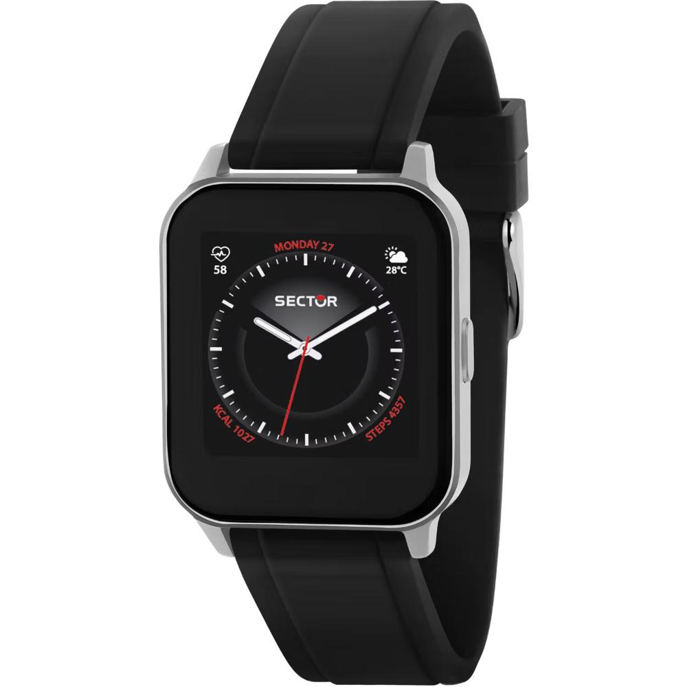 SECTOR S-05 Smartwatch 39*33mm Black Silicone Strap R3251550003