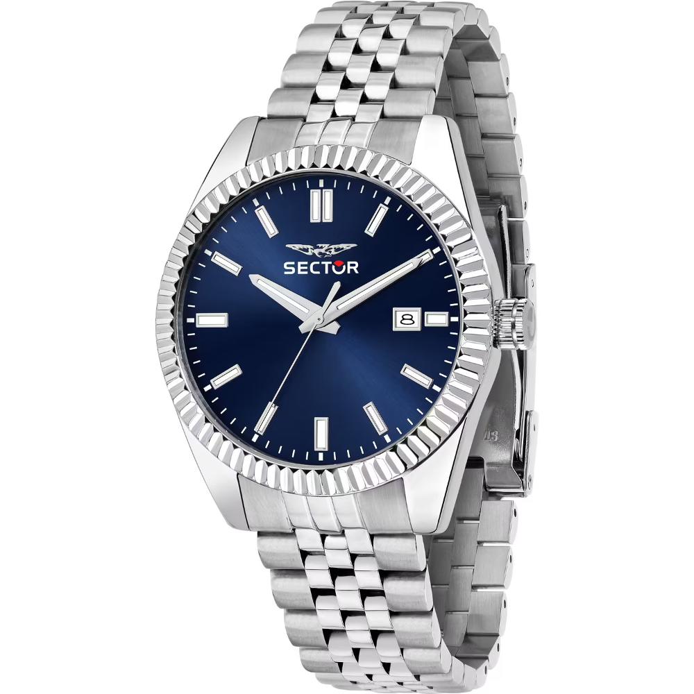 SECTOR 240 Blue Dial 41mm Silver Stainless Steel Bracelet R3253240013